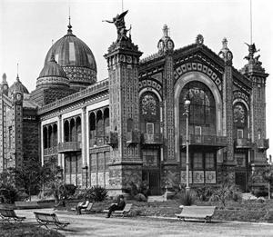 El imponente Pabellón Argentino que participó de la Exposición Universal de París en 1889. Foto: Archivo